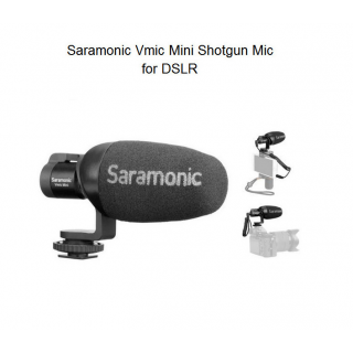 Saramonic Vmic Mini Shotgun Mic for DSLR Mirrorless and Smartphone